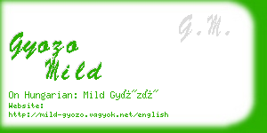 gyozo mild business card